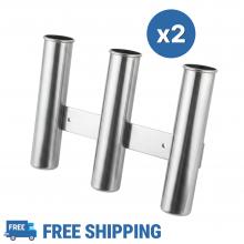 2pcs of Side Mount 3-Way Rod Holder