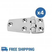 4pcs of Door Hinge 38x76mm Stainless Steel 316